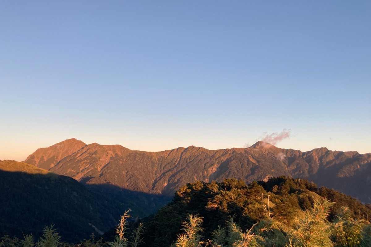 Sunset at Taiwan's most beautiful highway